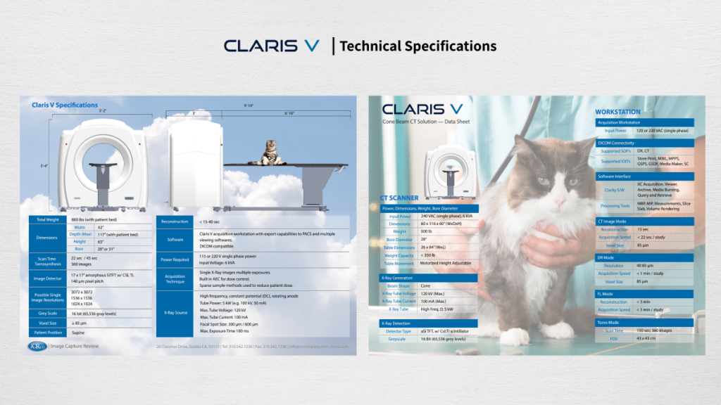 Claris V özellikleri